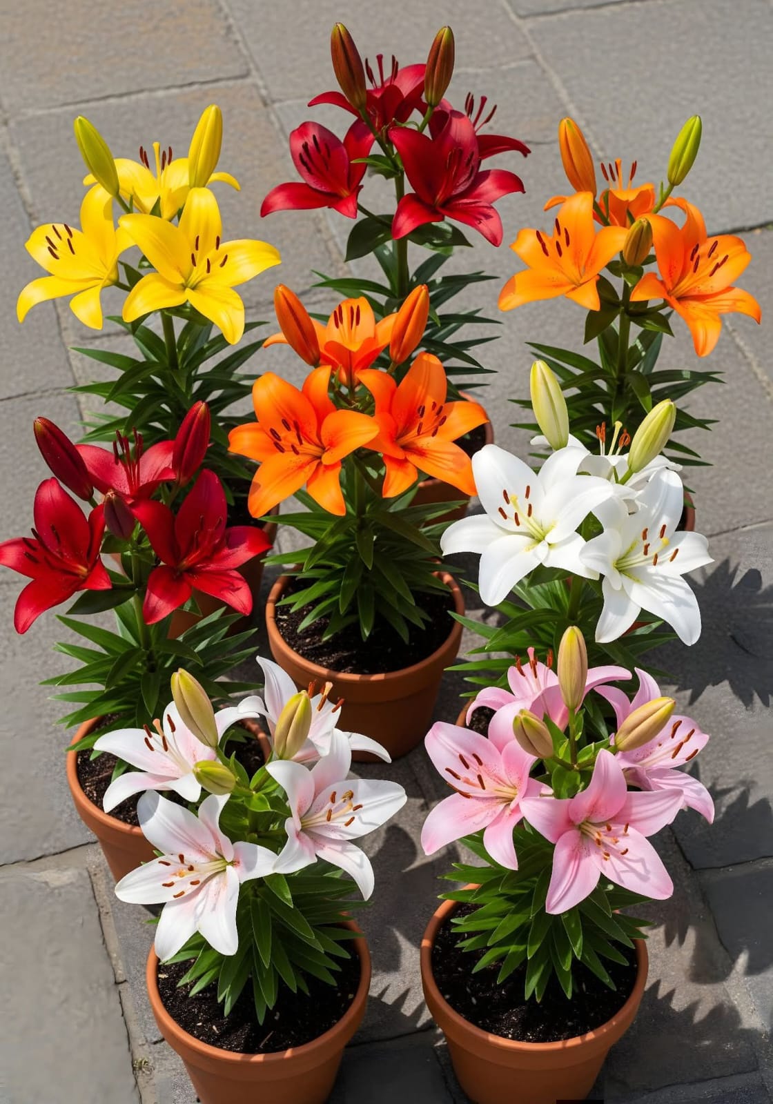 Asiatic Lily (Liliums) Bulbs (Pack of 10)