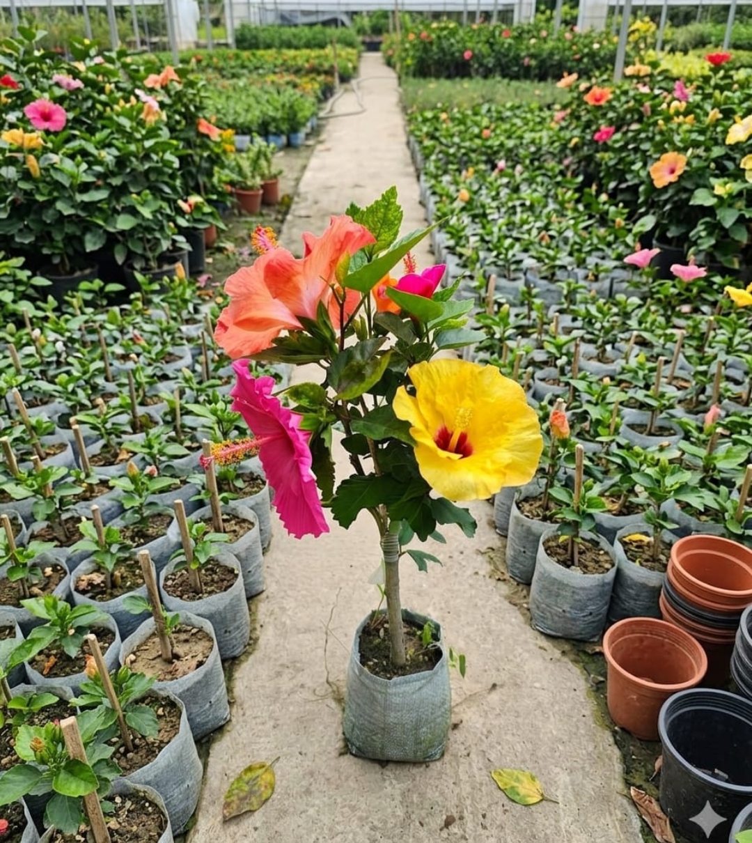 Multigrafted Hibiscus